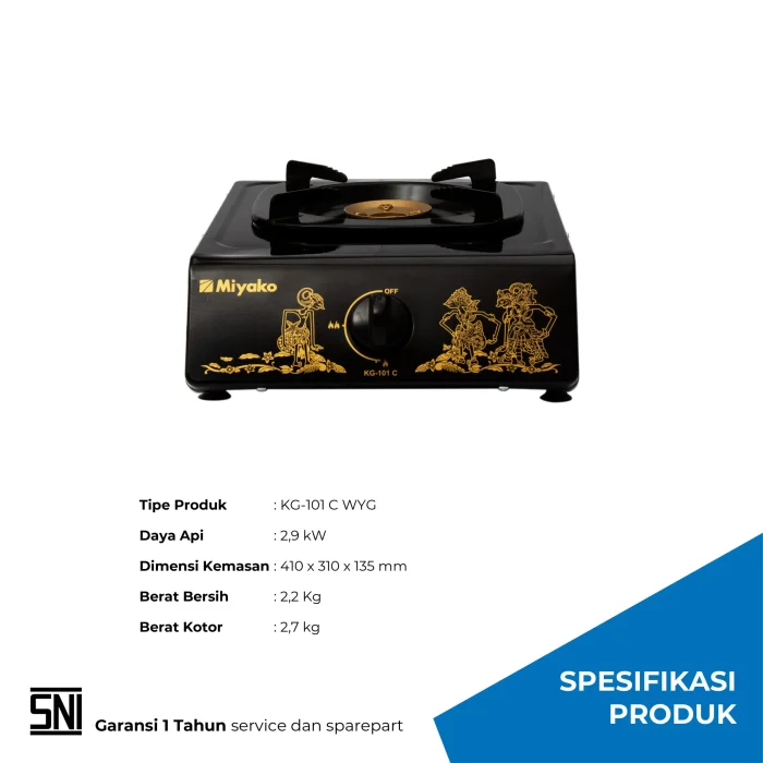 kompor 1 tungku - KG-101 C WYG