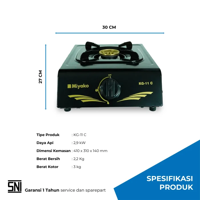 KG-11 C kompor 1 tungku - KG-11 C