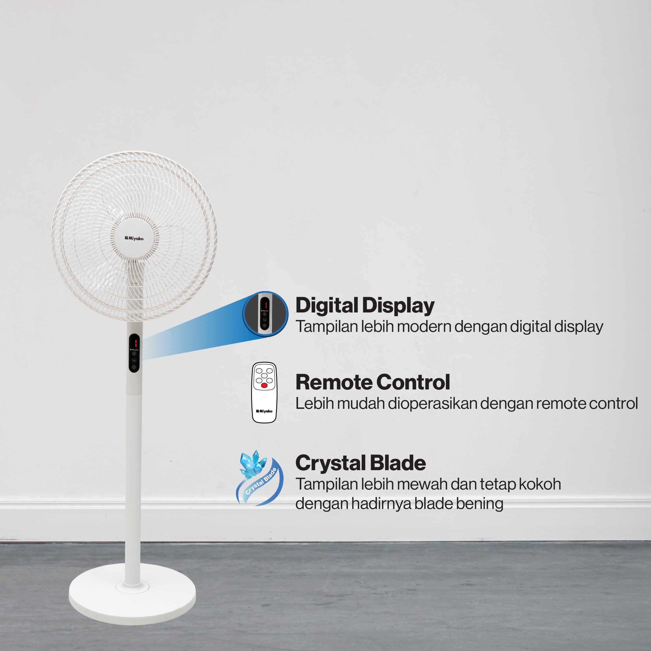 Kipas Angin Miyako KAS-1697 DRW